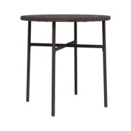 Table à thé Marron 45 cm Résine tressée
