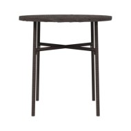 Table à thé Marron 45 cm Résine tressée