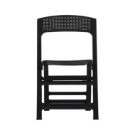 Chaises de jardin pliables 4 pcs PP Anthracite