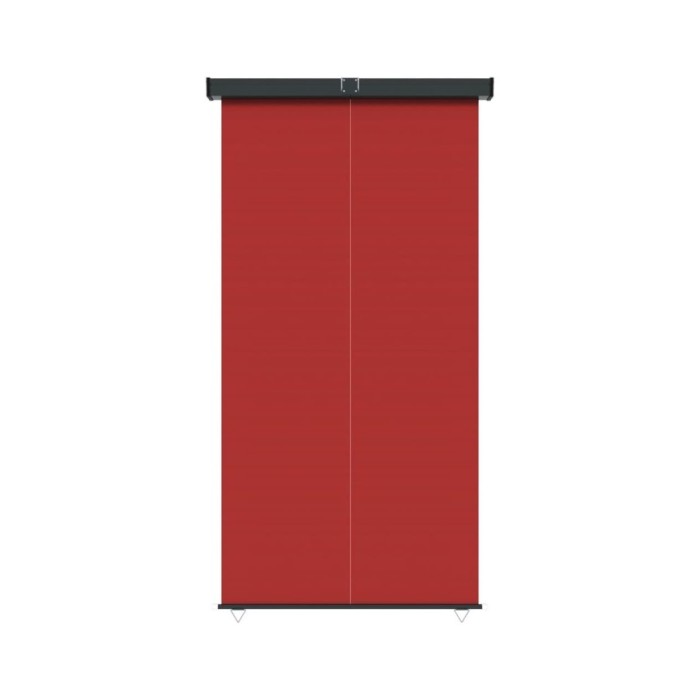 Auvent latéral de balcon 170x250 cm Rouge