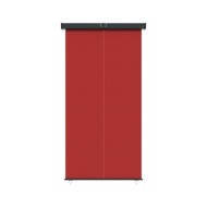 Auvent latéral de balcon 170x250 cm Rouge