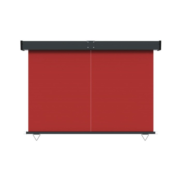 Auvent latéral de balcon 170x250 cm Rouge