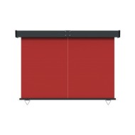 Auvent latéral de balcon 170x250 cm Rouge