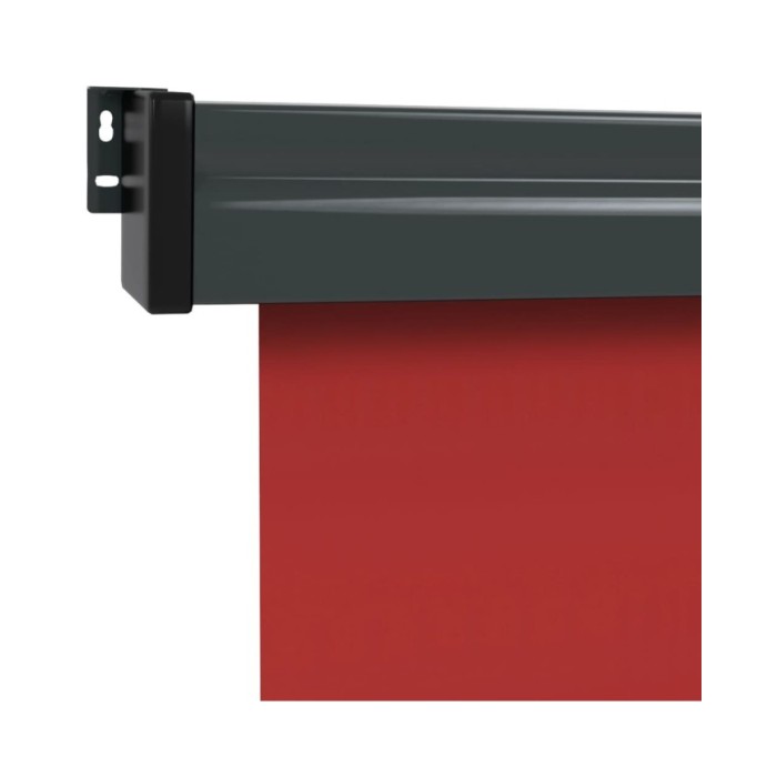 Auvent latéral de balcon 170x250 cm Rouge