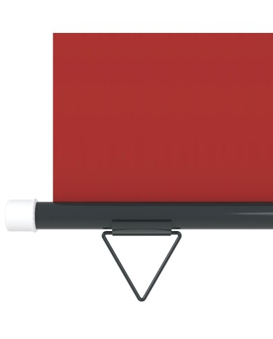 Auvent latéral de balcon 170x250 cm Rouge