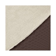 Chaise de jardin avec coussin Rotin PP Marron