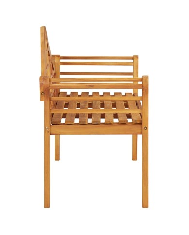 Banc de jardin 125 cm Bois d'acacia solide 
