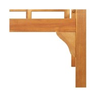 Banc de jardin 125 cm Bois d'acacia solide 