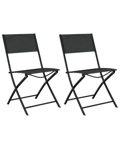 Ensemble de bistro 3 pcs Acier Noir