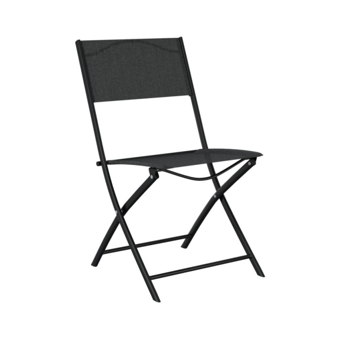 Ensemble de bistro 3 pcs Acier Noir