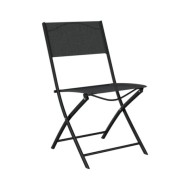 Ensemble de bistro 3 pcs Acier Noir