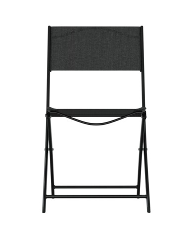 Ensemble de bistro 3 pcs Acier Noir