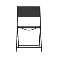 Ensemble de bistro 3 pcs Acier Noir