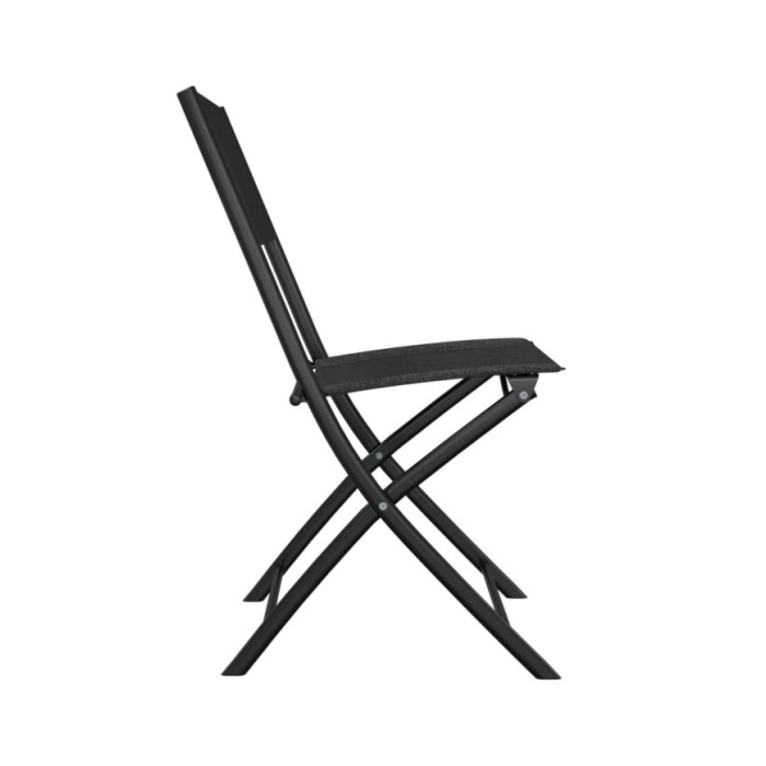 Ensemble de bistro 3 pcs Acier Noir