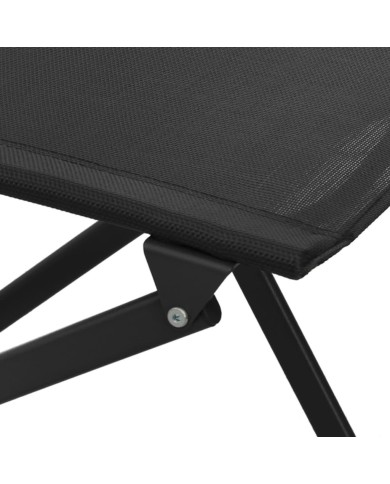 Ensemble de bistro 3 pcs Acier Noir