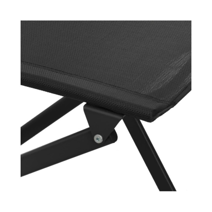 Ensemble de bistro 3 pcs Acier Noir