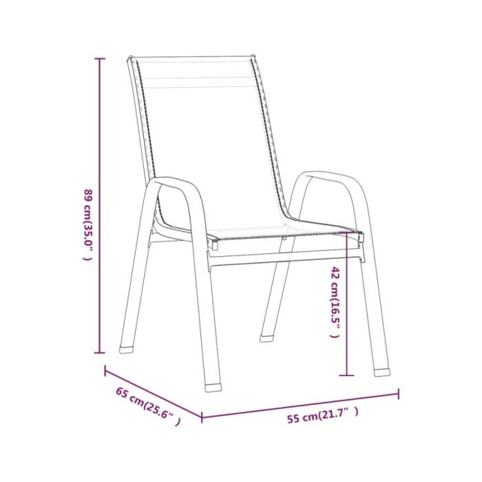 Ensemble de bistro de jardin 3 pcs Gris