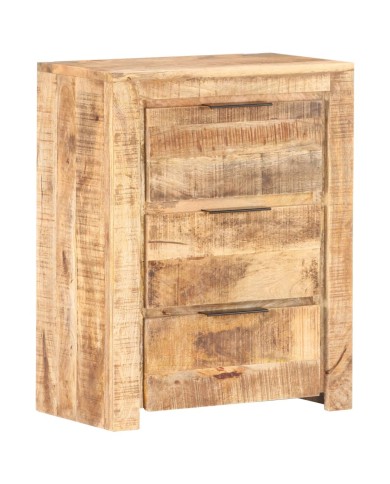 Buffet 59x33x75 cm Bois de manguier brut