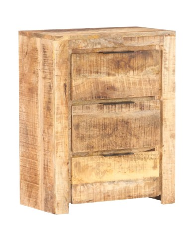 Buffet 59x33x75 cm Bois de manguier brut