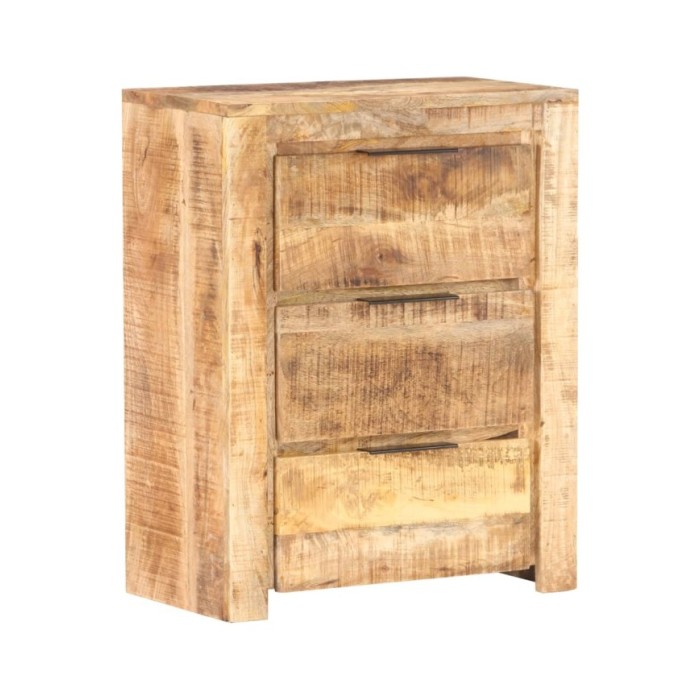 Buffet 59x33x75 cm Bois de manguier brut
