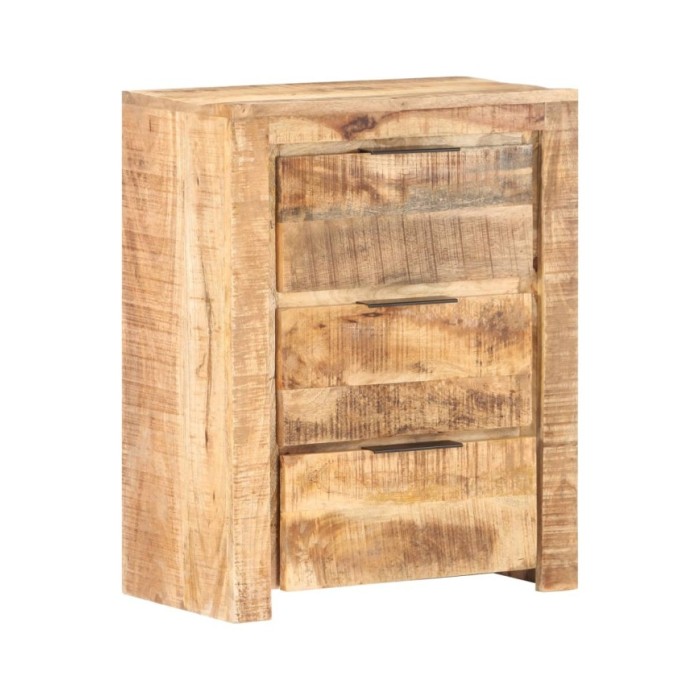 Buffet 59x33x75 cm Bois de manguier brut