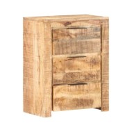 Buffet 59x33x75 cm Bois de manguier brut