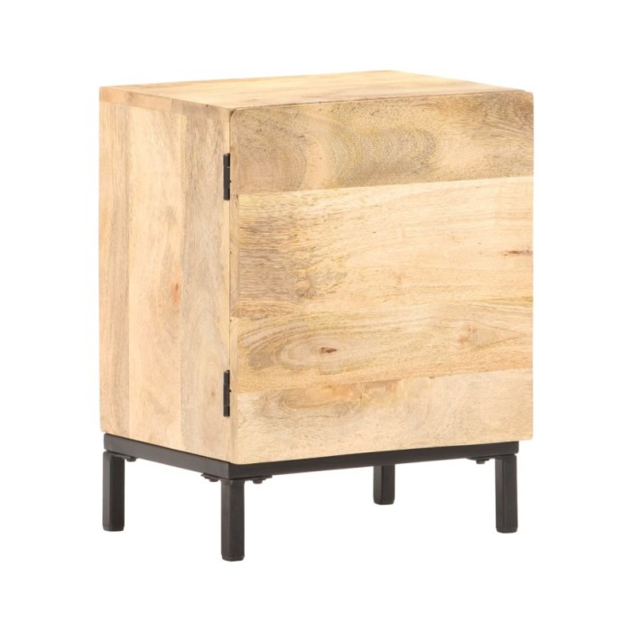 Table de chevet 40x30x51 cm Bois de manguier solide