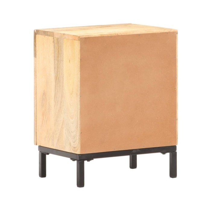 Table de chevet 40x30x51 cm Bois de manguier solide