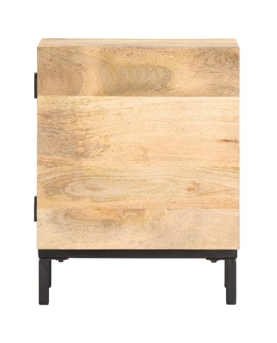 Table de chevet 40x30x51 cm Bois de manguier solide