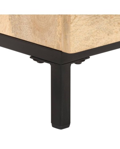 Table de chevet 40x30x51 cm Bois de manguier solide