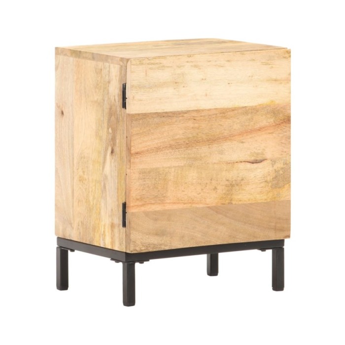 Table de chevet 40x30x51 cm Bois de manguier solide
