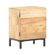 Table de chevet 40x30x51 cm Bois de manguier solide