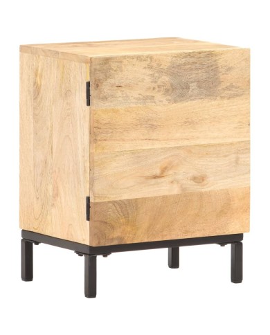Table de chevet 40x30x51 cm Bois de manguier solide