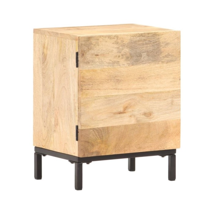 Table de chevet 40x30x51 cm Bois de manguier solide
