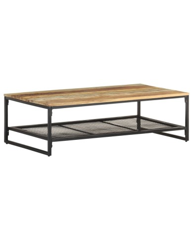 Table basse 110x60x35 cm Bois de récupération massif