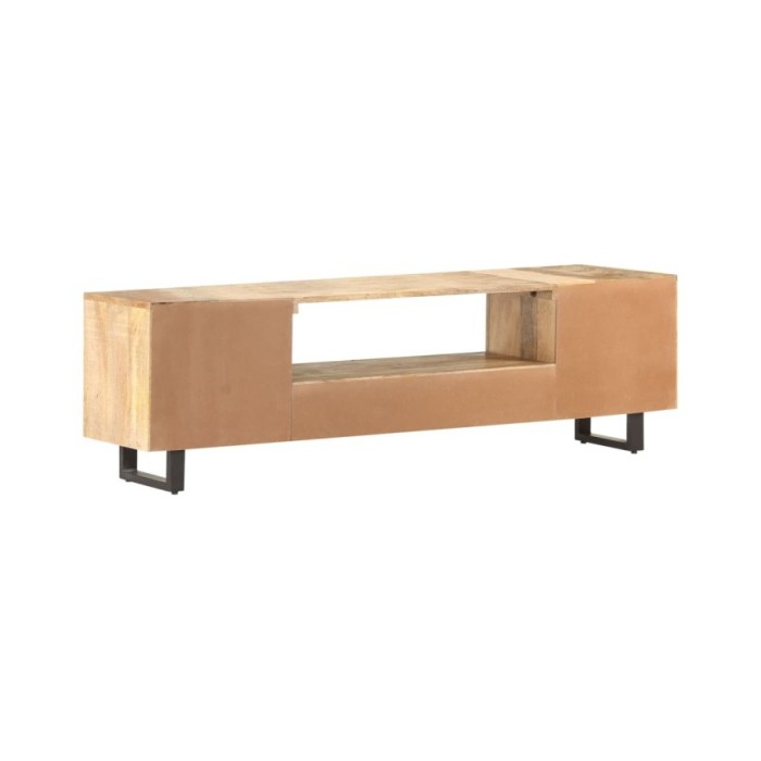 Meuble TV 160x30x45 cm Bois massif de manguier