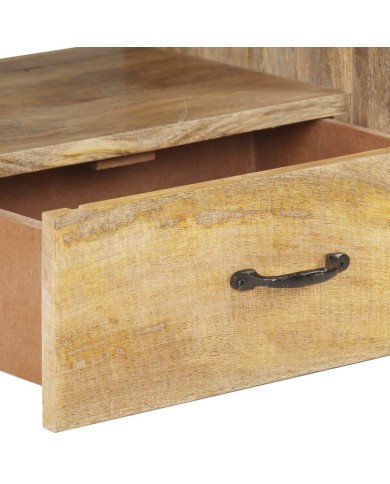 Meuble TV 160x30x45 cm Bois massif de manguier