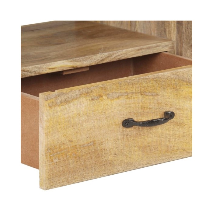 Meuble TV 160x30x45 cm Bois massif de manguier