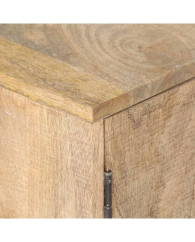 Meuble TV 160x30x45 cm Bois massif de manguier
