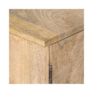 Meuble TV 160x30x45 cm Bois massif de manguier