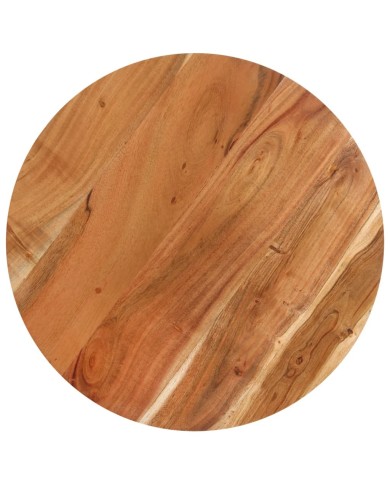 Table de bar Ronde Ø60x110 cm Bois d'acacia massif
