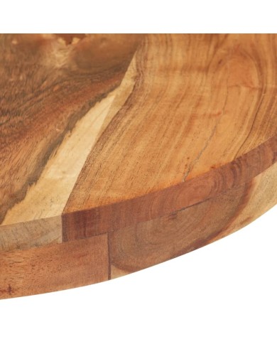 Table de bar Ronde Ø60x110 cm Bois d'acacia massif
