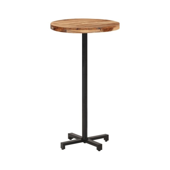 Table de bar Ronde Ø60x110 cm Bois d'acacia massif