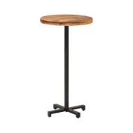 Table de bar Ronde Ø60x110 cm Bois d'acacia massif