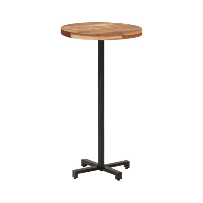 Table de bar Ronde Ø60x110 cm Bois d'acacia massif