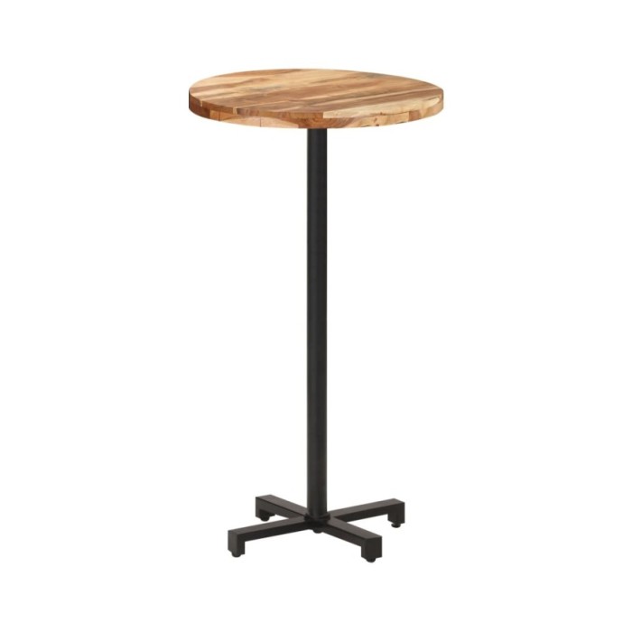 Table de bar Ronde Ø60x110 cm Bois d'acacia massif