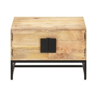 Table basse 67x67x45 cm Bois de manguier massif