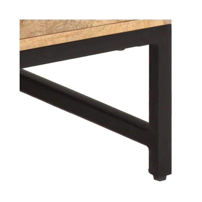 Table basse 67x67x45 cm Bois de manguier massif