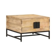 Table basse 67x67x45 cm Bois de manguier massif