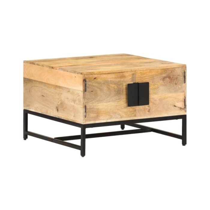 Table basse 67x67x45 cm Bois de manguier massif